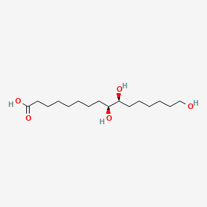 molecular formula C16H32O5 B1665214 Aleuritic acid CAS No. 17941-34-3