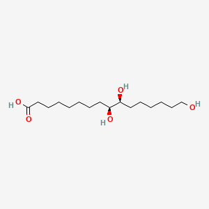 (9S,10S)-9,10,16-trihydroxyhexadecanoic acid