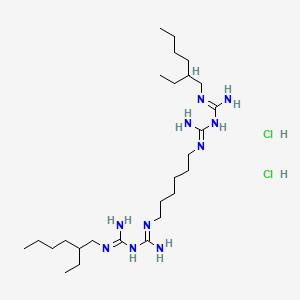 molecular formula C26H58Cl2N10 B1665217 Alexidine dihydrochloride CAS No. 1715-30-6