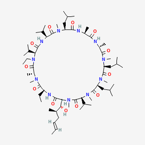 molecular formula C63H113N11O12 B1665226 Alisporivir CAS No. 254435-95-5