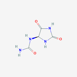 molecular formula C4H6N4O3 B1665227 (-)-尿囊素 CAS No. 7303-80-2