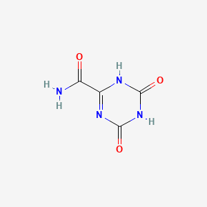 molecular formula C4H4N4O3 B1665229 Allantoxanamide CAS No. 69391-08-8