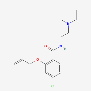 molecular formula C16H23ClN2O2 B1665236 Alloclamide CAS No. 5486-77-1