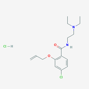 molecular formula C16H24Cl2N2O2 B1665237 Alloclamide hydrochloride CAS No. 5107-01-7
