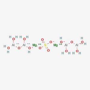 molecular formula Al4H14Mg2O14S B1665247 Almadrati sulfas CAS No. 12125-11-0