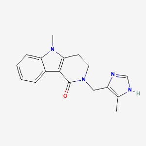 molecular formula C17H18N4O B1665255 Alosetron CAS No. 122852-42-0