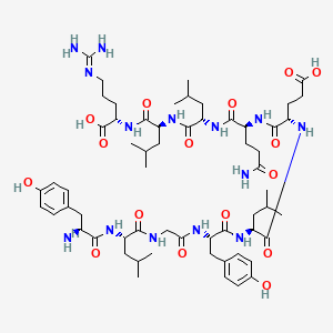 molecular formula C60H94N14O16 B1665262 alpha-Casozepine CAS No. 117592-45-7