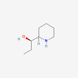 molecular formula C8H17NO B1665263 (+)-Conhydrine CAS No. 495-20-5