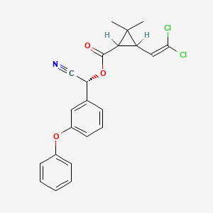 molecular formula C22H19Cl2NO3 B1665265 Cypermethrin CAS No. 67375-30-8