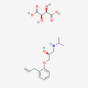 Alprenolol tartrate, (S)-