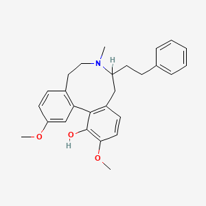 molecular formula C27H31NO3 B1665291 Asocainol CAS No. 77400-65-8