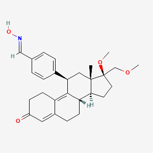 B1665293 Asoprisnil CAS No. 199396-76-4