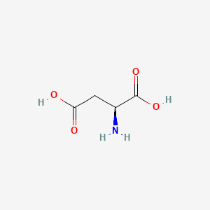 molecular formula C4H7NO4 B1665300 L-Aspartic Acid CAS No. 56-84-8