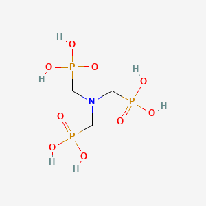 molecular formula C3H12NO9P3 B1665308 （亚氨基二（亚甲基））三膦酸 CAS No. 6419-19-8