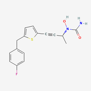 molecular formula C16H15FN2O2S B1665310 阿屈雷鲁顿 CAS No. 154355-76-7