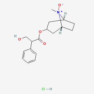 molecular formula C17H24ClNO4 B1665318 阿托品氧化物盐酸盐 CAS No. 4574-60-1