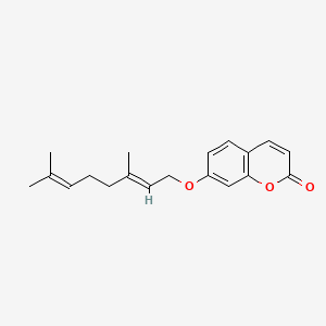 molecular formula C19H22O3 B1665324 Auraptene CAS No. 495-02-3