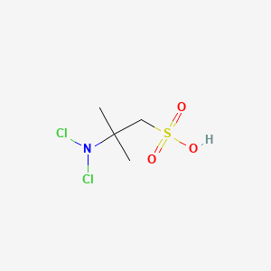 molecular formula C4H9Cl2NO3S B1665327 Auriclosene CAS No. 846056-87-9