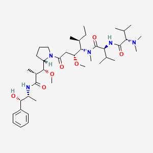 molecular formula C40H69N5O7 B1665329 Auristatin E (GMP) CAS No. 160800-57-7