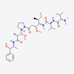 molecular formula C40H69N5O7 B1665329 Auristatin E CAS No. 160800-57-7