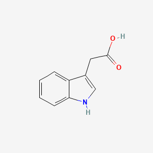 molecular formula C10H9NO2 B1665332 Indole-3-acetic acid CAS No. 87-51-4