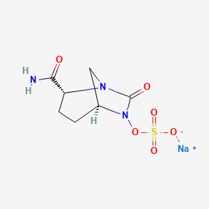 molecular formula C7H10N3NaO6S B1665336 Avibactam Sodium CAS No. 396731-20-7