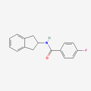 molecular formula C17H13F2NO3 B1665338 AVE3085 CAS No. 450348-85-3