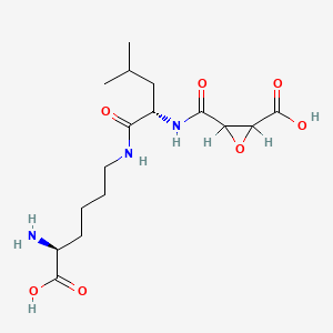 N(sup 6)-(N-((3-Carboxyoxiranyl)carbonyl)-L-leucyl)-L-lysine hydrate