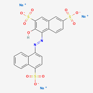 molecular formula C20H11N2Na3O10S3 B1665344 Amaranth CAS No. 915-67-3