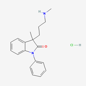molecular formula C19H23ClN2O B1665349 Amedalin hydrochloride CAS No. 22232-73-1