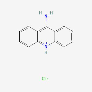 molecular formula C13H11ClN2 B1665355 acridin-9-amine hydrochloride CAS No. 134-50-9