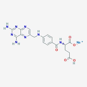 molecular formula C19H18N8Na2O5 B1665362 Aminopterin Sodium CAS No. 58602-66-7