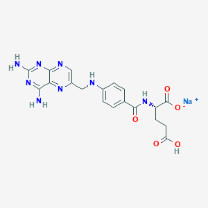 molecular formula C19H19N8NaO5 B1665362 Aminopterin sodium CAS No. 58602-66-7