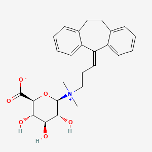 molecular formula C26H31NO6 B1665368 Amitriptyline N-glucuronide CAS No. 112806-33-4