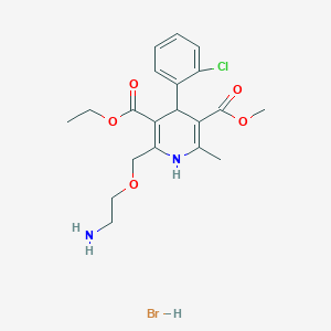 molecular formula C20H26BrClN2O5 B1665370 Amlodipine hydrobromide CAS No. 246852-09-5