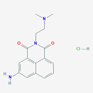 molecular formula C16H17N3O2 B1665376 Amonafide CAS No. 69408-81-7