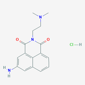 molecular formula C16H18ClN3O2 B1665376 Amonafide CAS No. 69408-81-7