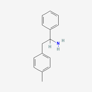 molecular formula C15H17N B1665387 1-Phenyl-2-(p-tolyl)ethylamine CAS No. 42291-04-3