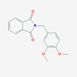 molecular formula C17H15NO4 B166539 2-(3,4-Dimethoxybenzyl)isoindoline-1,3-dione CAS No. 155514-73-1