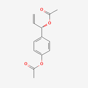 molecular formula C13H14O4 B1665395 1'-Acetoxychavicol acetate CAS No. 52946-22-2