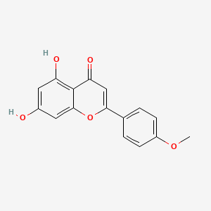 molecular formula C16H12O5 B1665396 Acacetin CAS No. 480-44-4