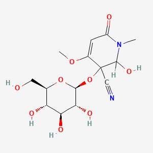 molecular formula C14H20N2O9 B1665398 阿卡利芬 CAS No. 81861-72-5