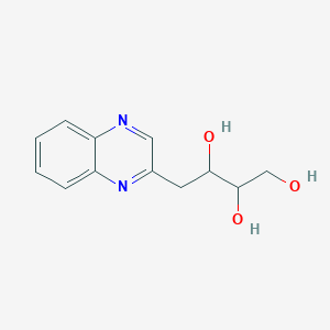 molecular formula C12H14N2O3 B016654 4-(Quinoxalin-2-yl)butane-1,2,3-triol CAS No. 42015-38-3
