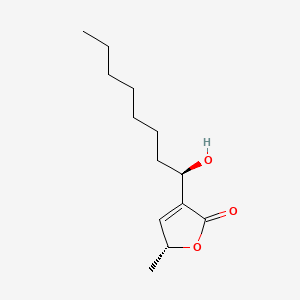 molecular formula C13H22O3 B1665402 Acaterin CAS No. 144398-20-9