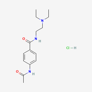 molecular formula C15H24ClN3O2 B1665408 Acecainide Hydrochloride CAS No. 34118-92-8