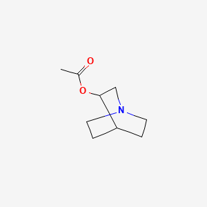 molecular formula C9H15NO2 B1665410 Aceclidine CAS No. 827-61-2