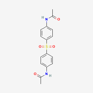 molecular formula C16H16N2O4S B1665412 Acedapsone CAS No. 77-46-3