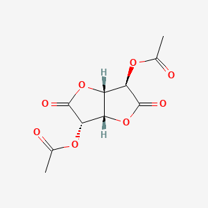 molecular formula C10H10O8 B1665414 Aceglatone CAS No. 642-83-1