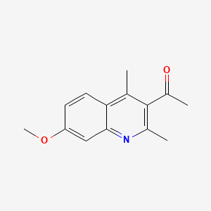 molecular formula C14H15NO2 B1665417 Acequinoline CAS No. 42465-20-3
