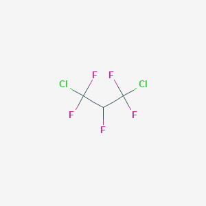 molecular formula C3HCl2F5 B166542 1,3-Dichloro-1,1,2,3,3-pentafluoropropane CAS No. 136013-79-1